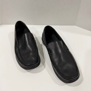 Cole Haan - Men's Black Leather Slip-On Loafers - Size 9M